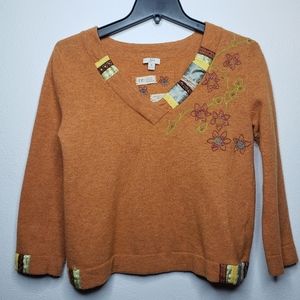 J. Jill Limited Edition Lambs Wool Blend Sweater